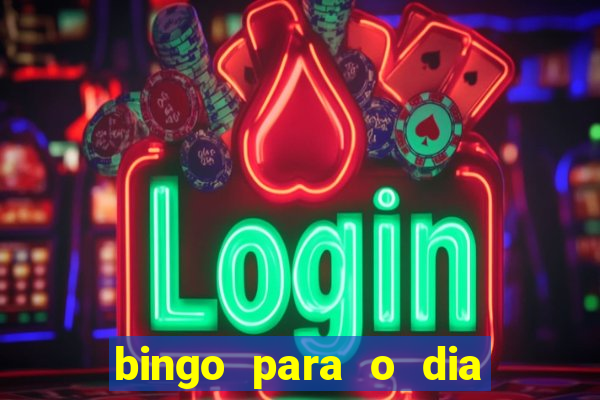 bingo para o dia do estudante