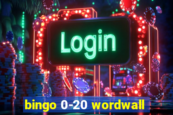 bingo 0-20 wordwall