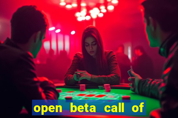 open beta call of duty black ops 6