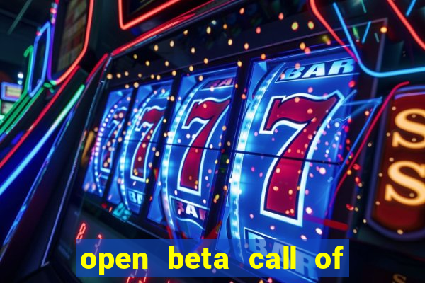 open beta call of duty black ops 6