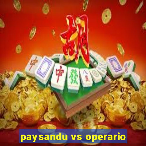 paysandu vs operario