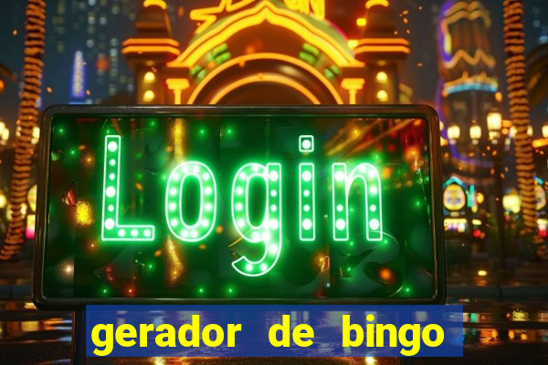 gerador de bingo de palavras