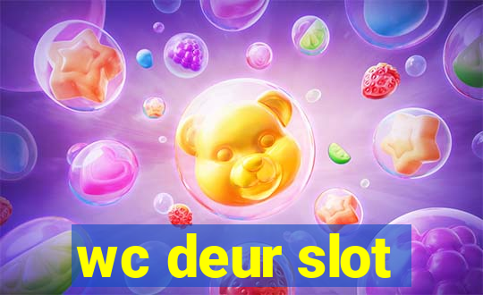 wc deur slot