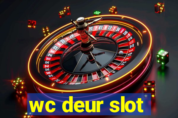 wc deur slot