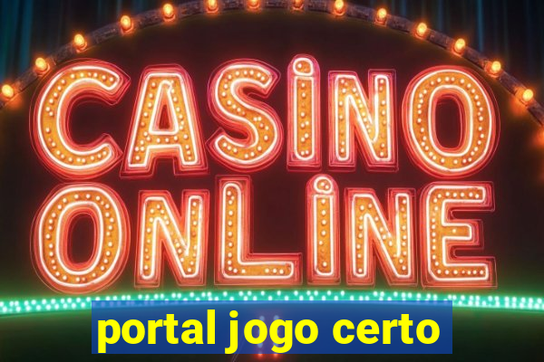 portal jogo certo