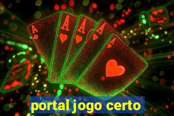 portal jogo certo