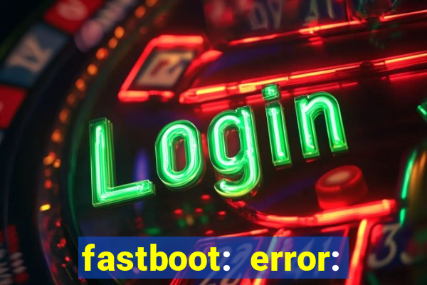 fastboot: error: failed to identify current slot