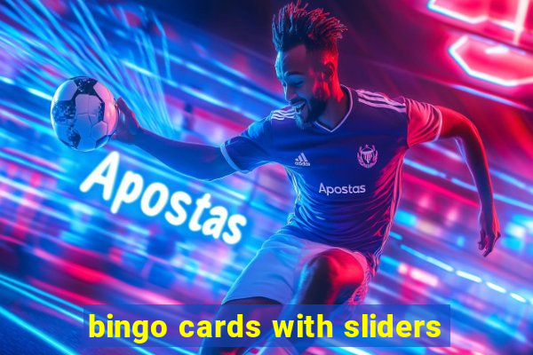 bingo cards with sliders