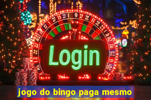 jogo do bingo paga mesmo