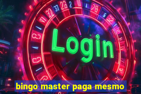 bingo master paga mesmo