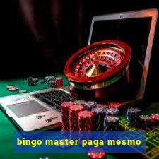 bingo master paga mesmo