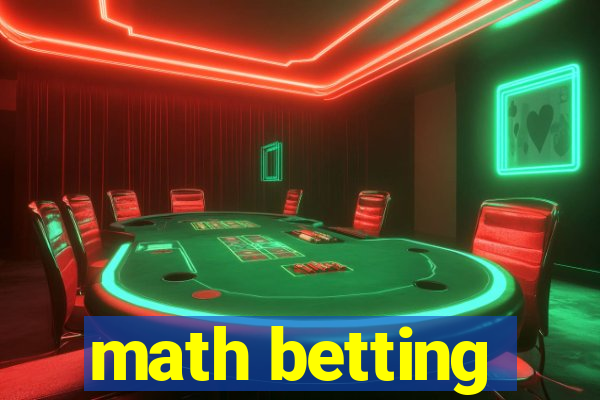 math betting