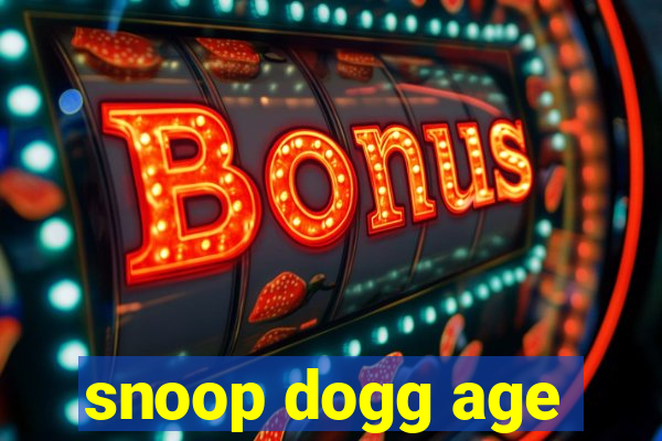 snoop dogg age