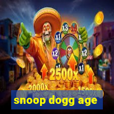 snoop dogg age