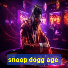 snoop dogg age