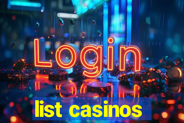 list casinos