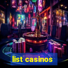 list casinos