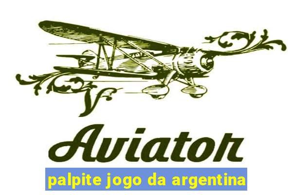 palpite jogo da argentina