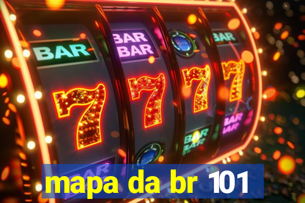 mapa da br 101