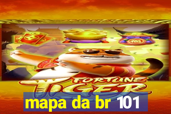 mapa da br 101