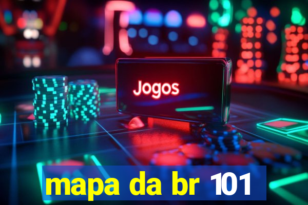 mapa da br 101