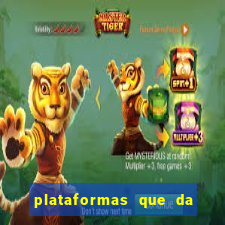 plataformas que da bonus para jogar