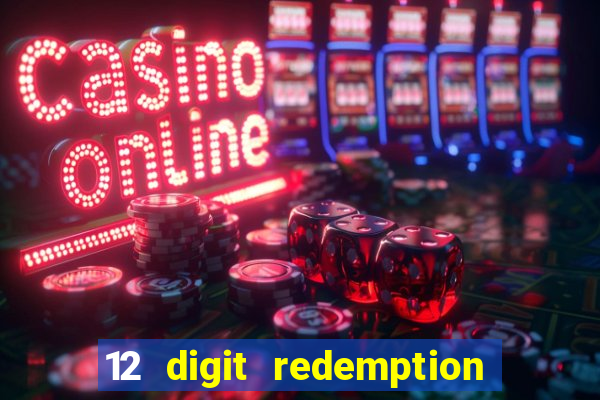 12 digit redemption code for golden hearts casino