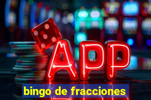 bingo de fracciones