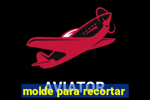 molde para recortar