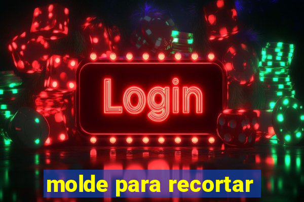 molde para recortar