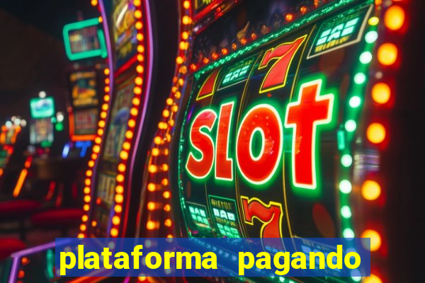 plataforma pagando bonus no cadastro