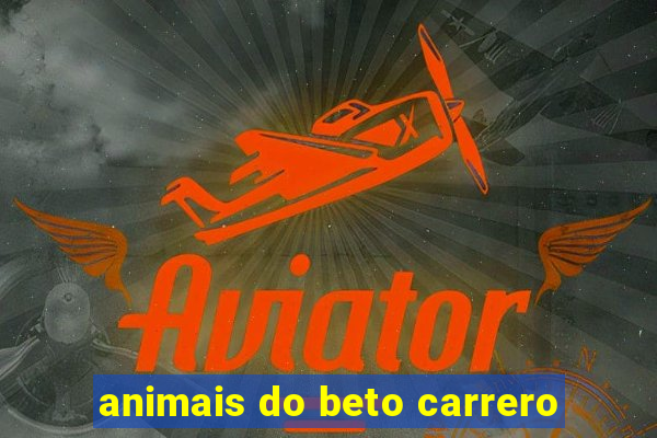 animais do beto carrero