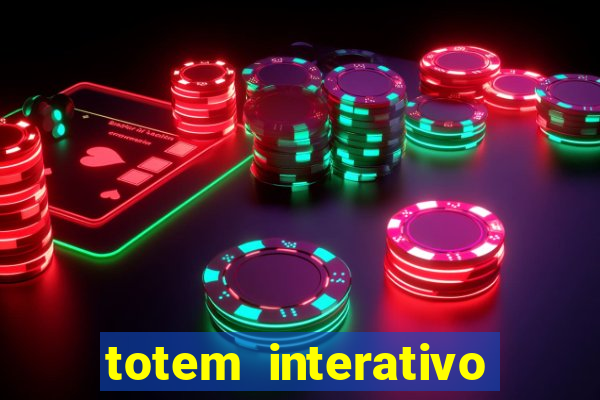 totem interativo touch screen