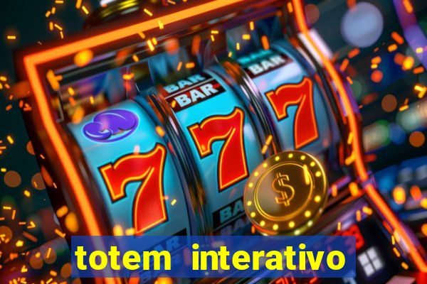 totem interativo touch screen