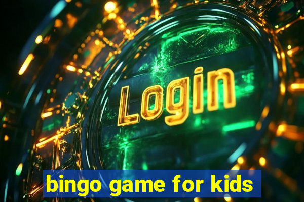 bingo game for kids