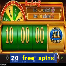 20 free spins casino room