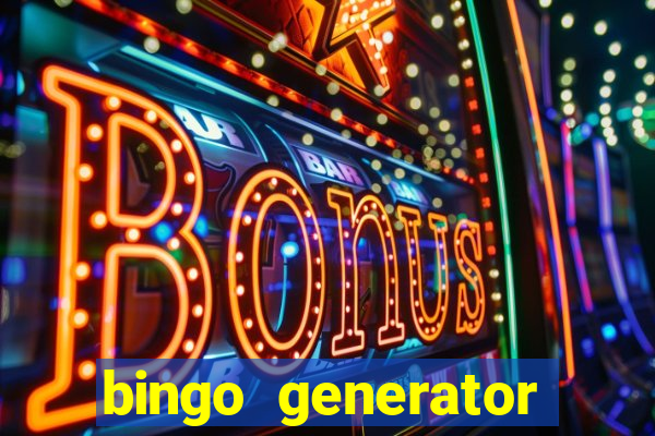 bingo generator with images