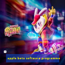 apple beta software programme