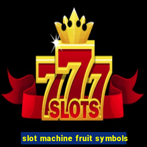 slot machine fruit symbols