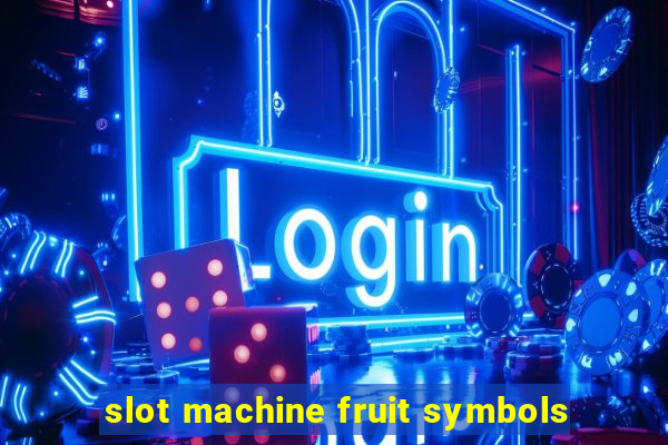 slot machine fruit symbols