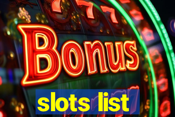 slots list