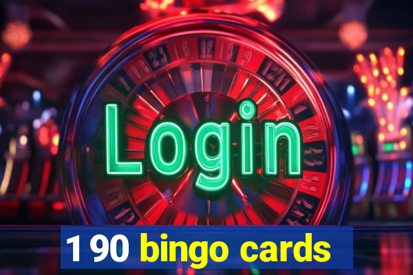 1 90 bingo cards