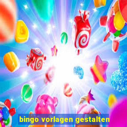 bingo vorlagen gestalten