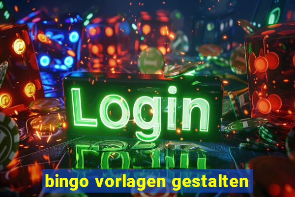 bingo vorlagen gestalten