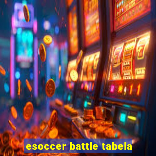 esoccer battle tabela