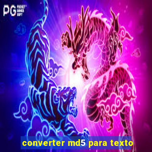 converter md5 para texto