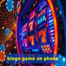 bingo game on phone