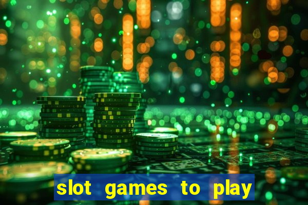 slot games to play for free