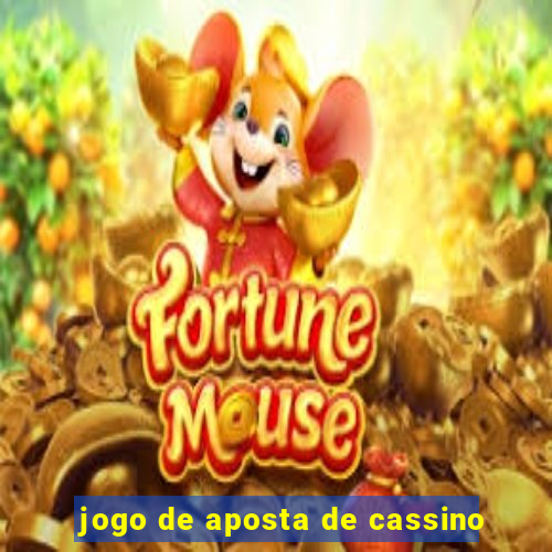 jogo de aposta de cassino