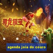 agenda joia do couro